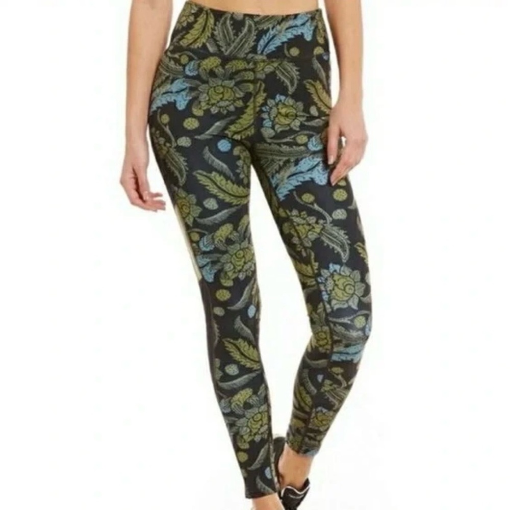 EUC Free People FP Movement Vida Floral Mesh Legging